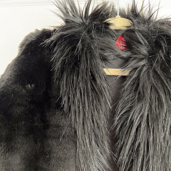 Saks Fifth Avenue Red Label Faux Fur Bolero - Picture 2 of 5